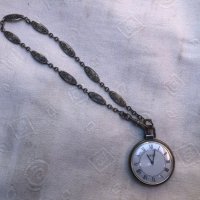 стар сребърен джобен часовник "VUILLEMIN REGNIER" - FRANCE, снимка 2 - Антикварни и старинни предмети - 42635360
