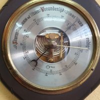 Антикварен немски барометър с термометър , снимка 5 - Антикварни и старинни предмети - 39149398