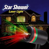 Топ цени! Лазерен прожектор Star Shower Motion или Star Shower Laser Light, снимка 5 - Лед осветление - 34930444
