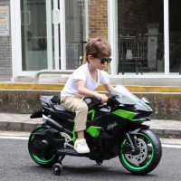 Акумулаторен МОТОР Ninja Duo 12V меки гуми с Кожена седалка, снимка 16 - Детски велосипеди, триколки и коли - 34368493