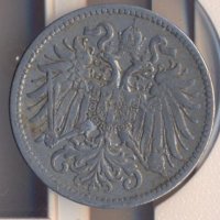 Австрия 10 хелера 1895 година, снимка 2 - Нумизматика и бонистика - 39016152