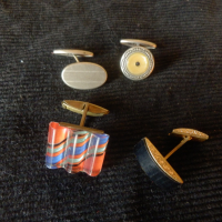 Стари бутонели за ръкавели, снимка 5 - Антикварни и старинни предмети - 44792389
