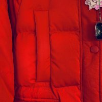  Модерно дълго палто ELF SACK гъши пух, снимка 7 - Палта, манта - 38108455