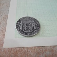 Испанска монета "8 реала - Фердинанд VII - 1821 г.", снимка 2 - Нумизматика и бонистика - 31855689