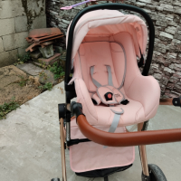 Бебешка количка moni polly 3в1, снимка 4 - Детски колички - 44657962