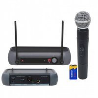 Професионална система PRM-901, 1 безжичен микрофон, предавател, приемник, 50m, снимка 1 - Ресийвъри, усилватели, смесителни пултове - 39691361