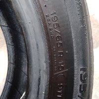 Лятна гума 5,5-6 мм грайфер Мишлен Michelin 195 / 65 / 15 и метална нова джанта 15 инча Опел Зафира, снимка 6 - Гуми и джанти - 42836673