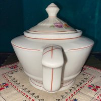 Порцеланов чайник, 1953г, SW, снимка 3 - Антикварни и старинни предмети - 39470080