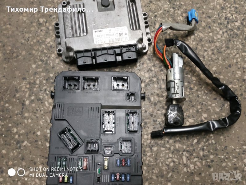 ecu citroen xsara picasso 1.6 hdi 90 0281012468 9663268380, edc16c34, 0 281 012 468, 96 561 616 80, , снимка 1