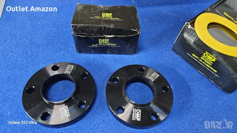  фланци за джанти комплект от 2 дистанционера OMP, снимка 1