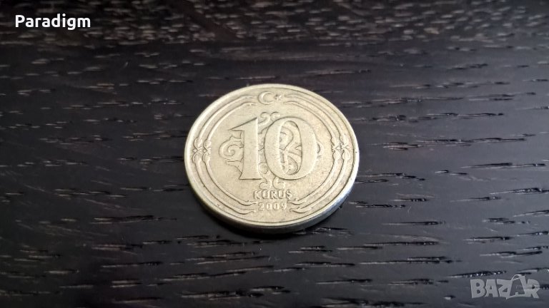 Монета - Турция - 10 куруша | 2009г., снимка 1