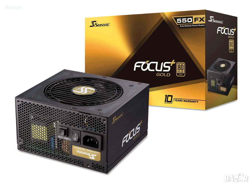 Мoдулно захранване Seasonic Focus Plus Gold 550W ATX 2.4, снимка 1