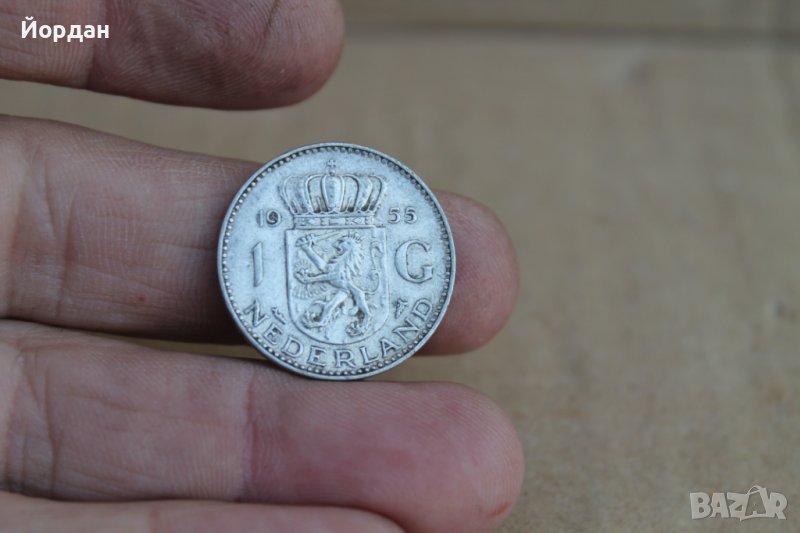Монета Холандия 1955г, снимка 1