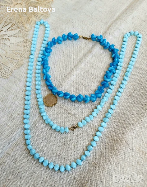 💙🍃💙гердан  колиеръчно изработени  Яблонекс, снимка 1