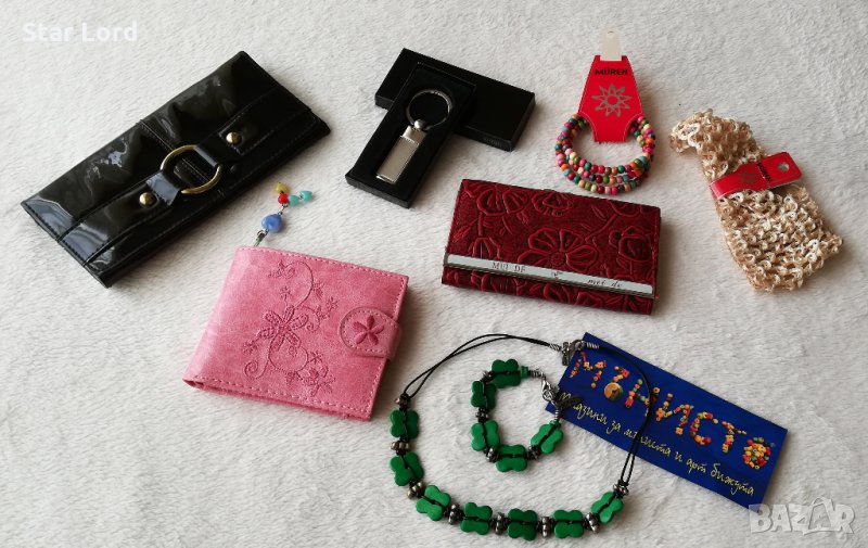 Лот портмонета, гривни и други, снимка 1