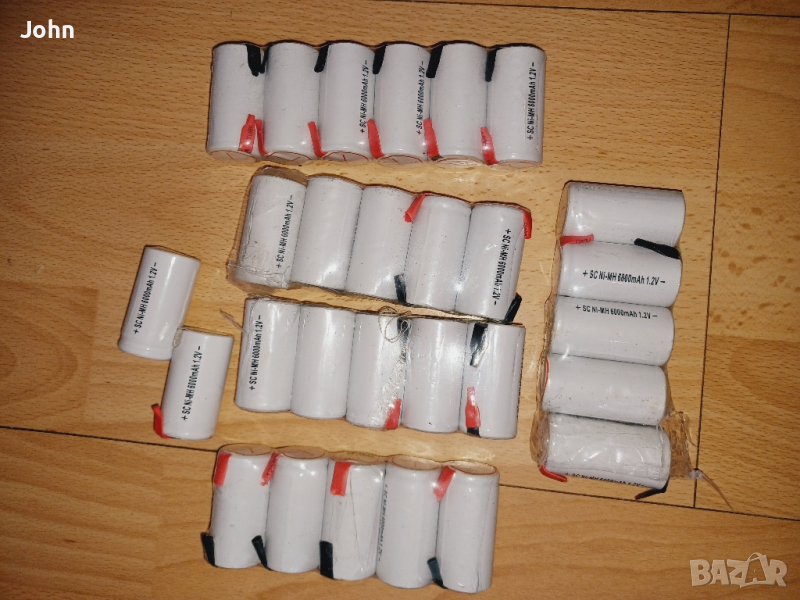 28 Зареждащи се Батерии 6000 mAh 1.2V, снимка 1