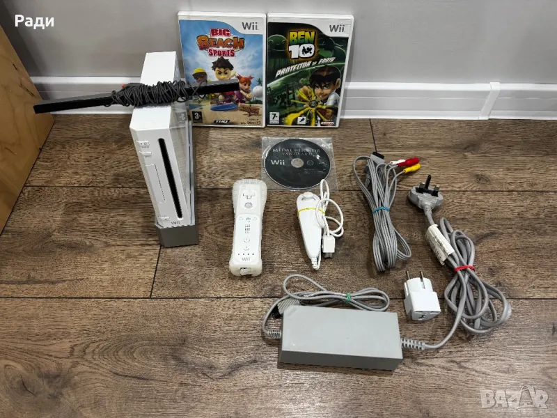 Wii Nintendo + 3 игри , снимка 1