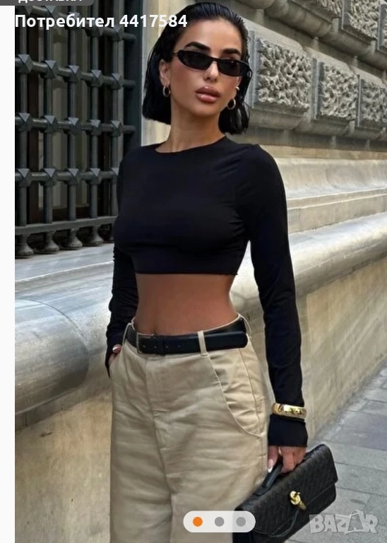 Черна блуза нова , снимка 1