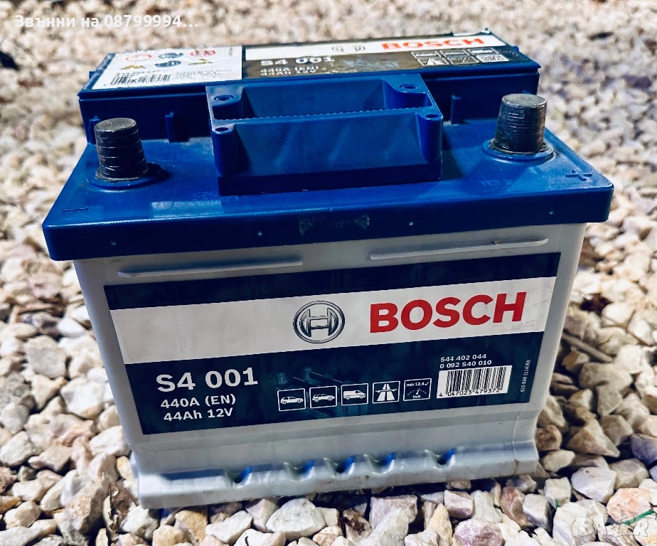 Акумулатор BOSCH S4 001 44Ah, снимка 1