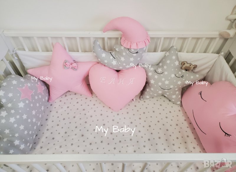 Възглавнички за бебешка кошарка, снимка 1