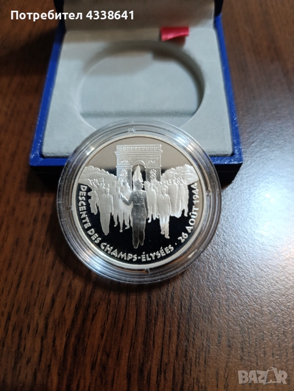 100 франка 1994 proof, снимка 1