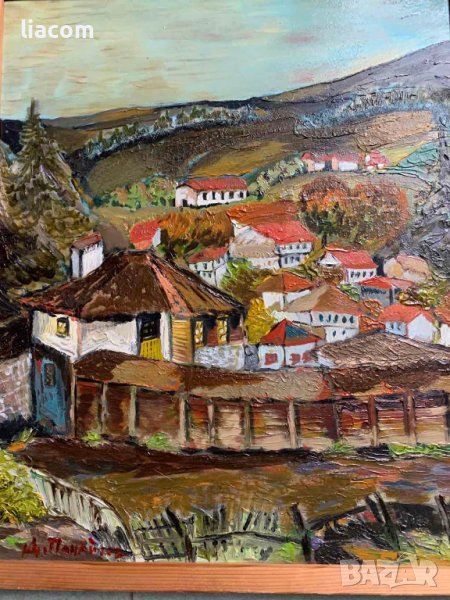 ДИМИТЪР ПАНАЙОТОВ масло пейзаж, снимка 1