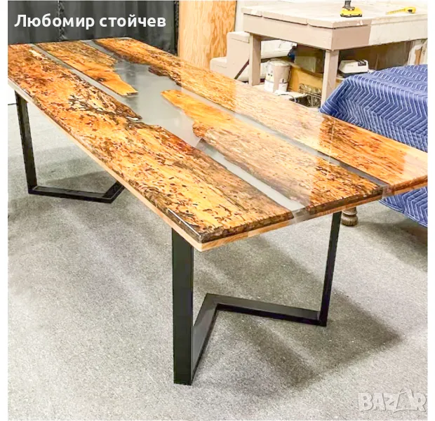 Метални крака за маса, бюро, снимка 1