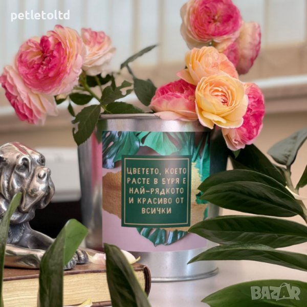 СЕТ весели кашпи за градината (микс от 9 бр), снимка 1