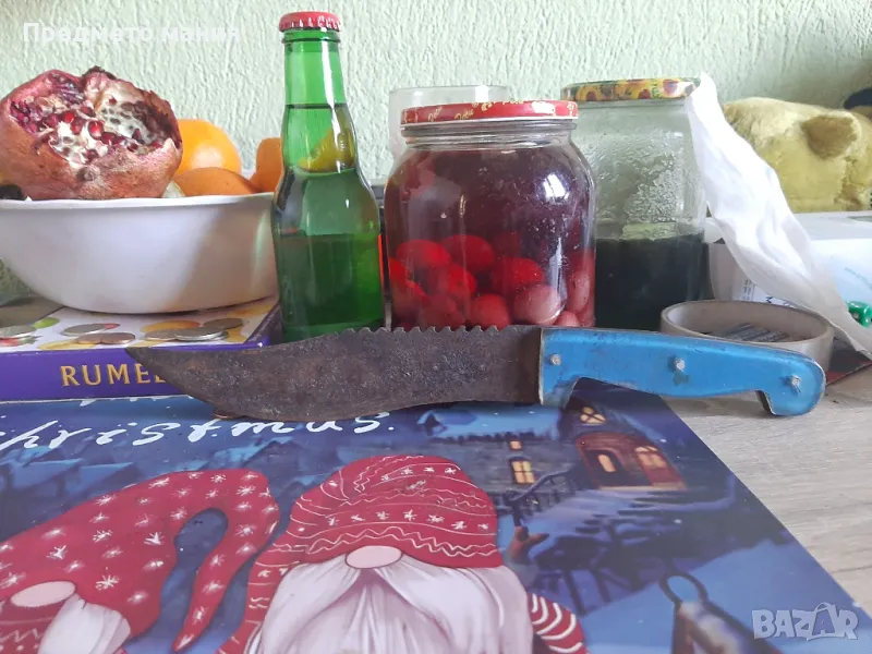 Стар голям Български нож, снимка 1