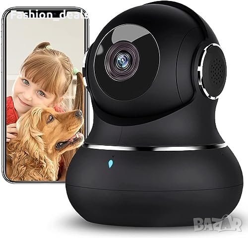 Нова Умна Сигурност WiFi Камера с Приложение за наблюдение Животни Бебета, снимка 1