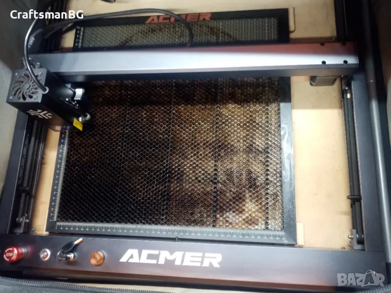 Диоден лазерен гравир ACMER P2 33W с кутия, подобрения и екстри., снимка 1