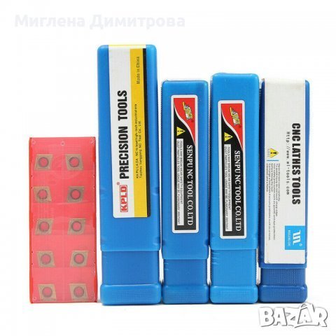 	Стругарски комплект 4 ножове 12 мм. с 10 сменяеми пластини, снимка 1