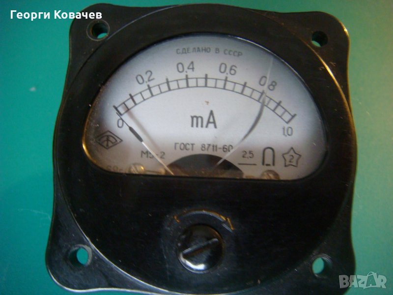 Продавам АНАЛОГОВ ПАНЕЛЕН МИЛИАМПЕРМЕТЪР, снимка 1