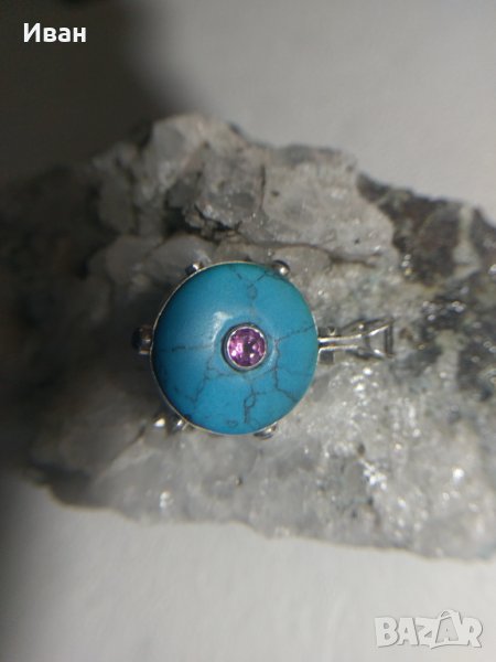 Сребърен медальон , снимка 1