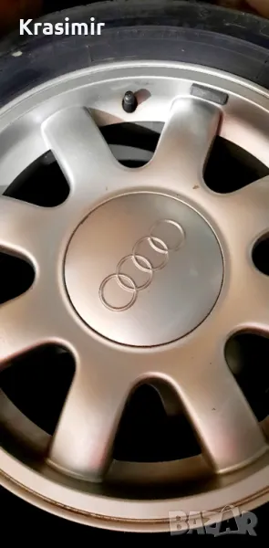 Алуминиеви джанти, 15 цола, с външни гуми, снимка 1