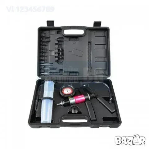 Комплект вакуум помпа за обезвъздушаване на спирачки и съединители, снимка 1