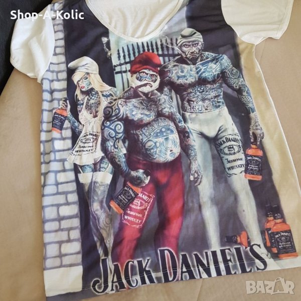 Original Rare JACK DANIELS TENNESSEE WHISKEY Bad Smurf Tee, снимка 1