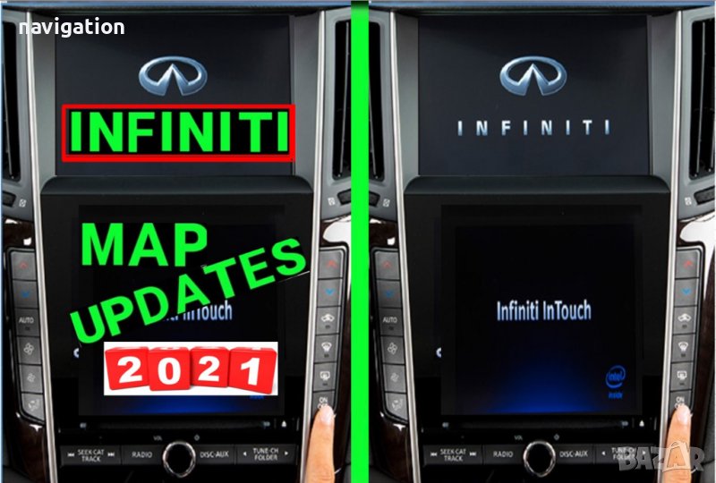🚘🚘🚘 🇧🇬 2020 карта ъпдейт Инфинити Infiniti Европа Турция map update BG EU, снимка 1