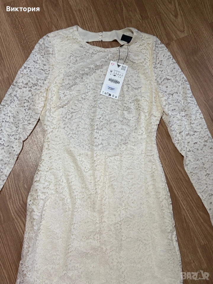 Нова рокля с дълъг ръкав на Zara , снимка 1