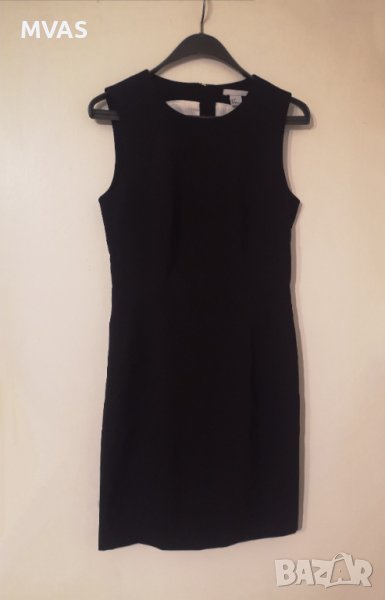 Нова - 45% черна офис рокля H&M с подплата 36-38 S M размер, снимка 1