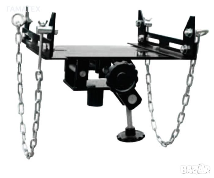 Плот с регулиране ъгъла за крик за скоростна кутия 0.5 т, 55056 , снимка 1