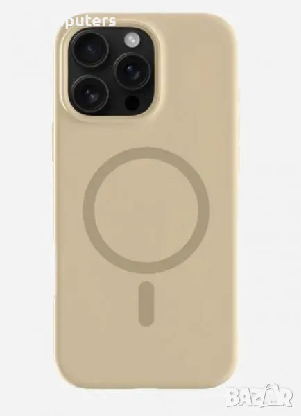 Калъф Liquid Silica MagSafe за iPhone 16 6.1 / Кафе / + Протектор Баркод : 3131521, снимка 1