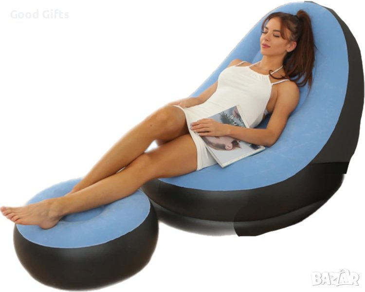 Надуваем фотьойл и табуретка за крака , снимка 1