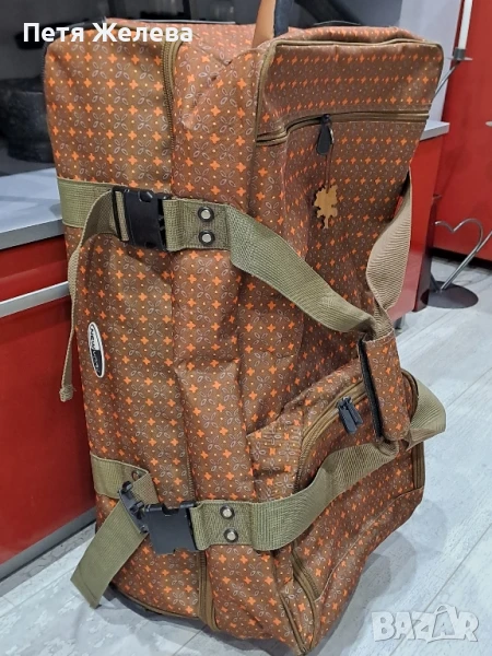 Куфар NEW YORK с телескопична дръжка и колела , снимка 1