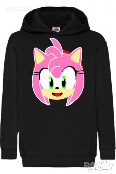Детски Суитчър/Суитшърт Sonic AMy,Соник,Игра,Подарък,Изненада,Забавление,Рожден Ден, снимка 1