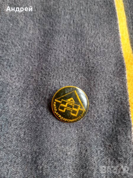 Значка КИПП Агропромпроект, снимка 1