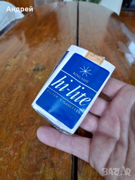 Стара кутия от цигари Hi Lite, снимка 1