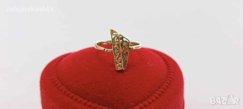 Детски Златен пръстен-0,93гр/14кр, снимка 1