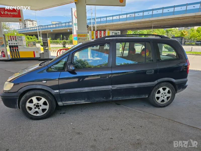 Opel Zafirа А 2003г 2.2 дизел 125кс със верига ! Ел стъкла, теглич, 7местна,реални километри добре , снимка 1