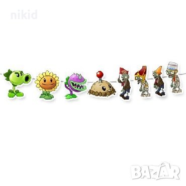 Plants vs Zombies Зомбита срещу растения парти гирлянд банер украса декор рожден ден, снимка 1